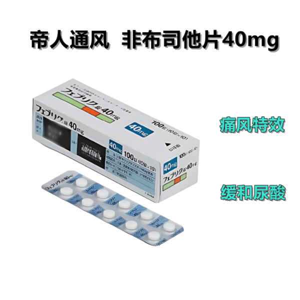 帝人痛风フェブリク錠 40mg*100粒